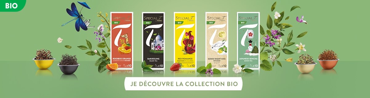 Je découvre la collection de thés/infusions BIO